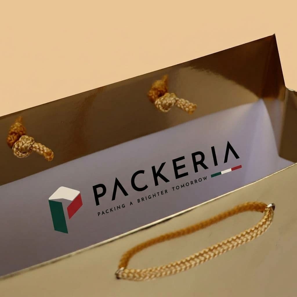 Luxury Bag, Gold/Silver Laminated Finish